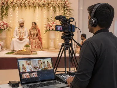 Live Wedding Streaming wedding service visual — Kochi