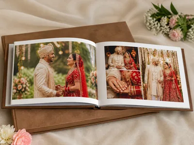 Luxury Albums wedding service visual — Kochi
