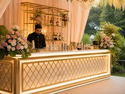 Luxury Bar Design wedding service visual — Kochi