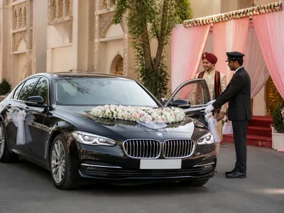 Luxury Car Rental wedding service visual — Kochi