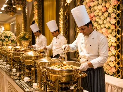Luxury Catering wedding service visual — Bangalore