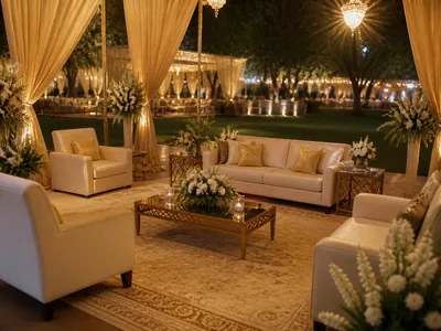 Luxury Lounge Areas wedding service visual — Bangalore