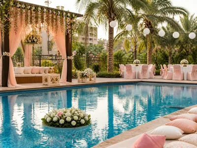Luxury Pool Party wedding service visual — Kochi