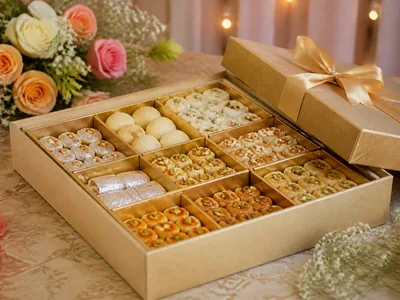 Luxury Sweet Boxes wedding service visual — Kochi