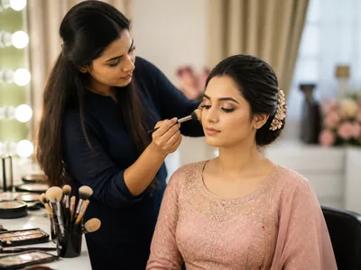 Makeup Trial wedding service visual — Kochi