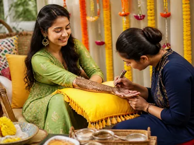 Mehendi Artist wedding service visual — Kochi