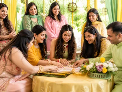 Mehendi Games wedding service visual — Kochi