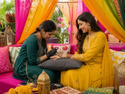 Mehendi Lounge wedding service visual — Kochi