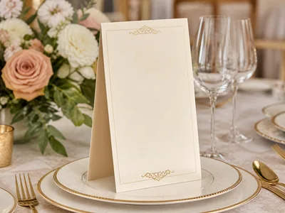 Menu Cards wedding service visual — Kochi