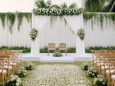 Minimalist Wedding Décor wedding service visual — Kochi