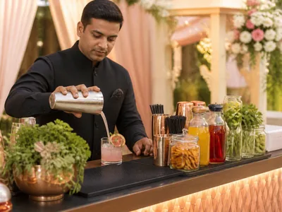 Mixology wedding service visual — Kochi