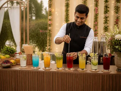 Mocktail Bar wedding service visual — Kochi