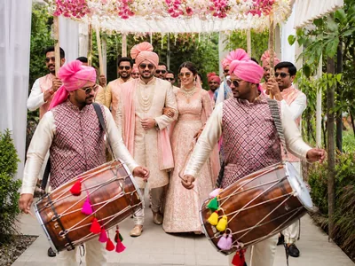 Musical Entry wedding service visual — Kochi