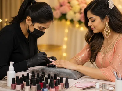 Nail Artist wedding service visual — Kochi