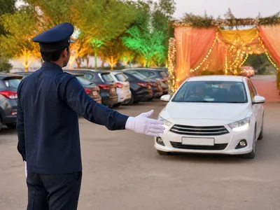 Parking Management wedding service visual — Kochi