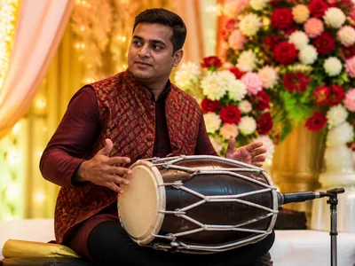 Percussionist wedding service visual — Kochi