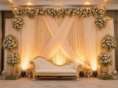 Photo Backdrop wedding service visual — Kochi