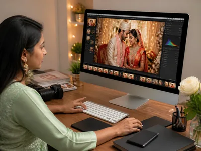 Photo Editing wedding service visual — Kochi