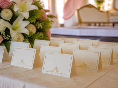 Place Cards wedding service visual — Kochi