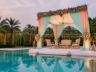 Poolside Wedding wedding service visual — Kochi