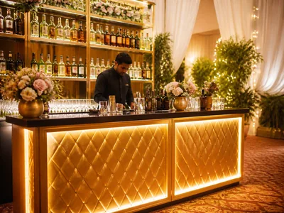 Premium Bar wedding service visual — Kochi