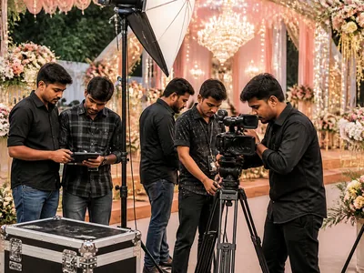 Production Crew wedding service visual — Kochi