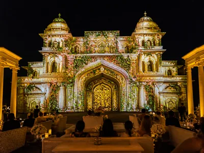 Projection Mapping wedding service visual — Kochi