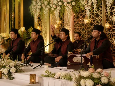 Qawwali Night wedding service visual — Kochi
