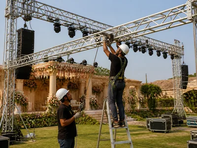 Rigging wedding service visual — Kochi