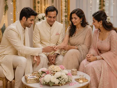 Roka wedding service visual — Kochi