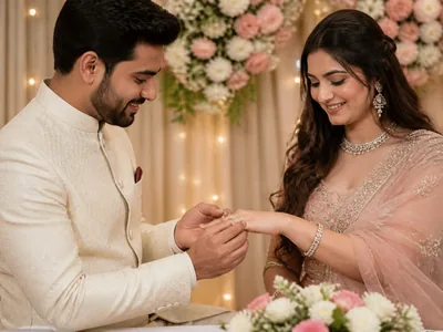 Sagai / Engagement wedding service visual — Kochi