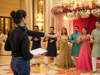 Sangeet Direction wedding service visual — Kochi
