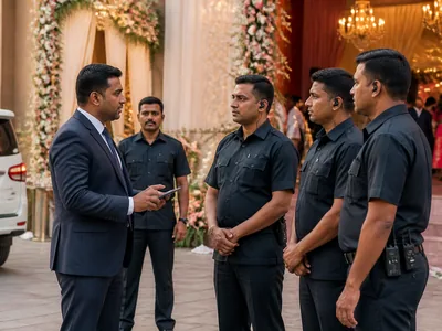Security Personnel Coordination wedding service visual — Bangalore