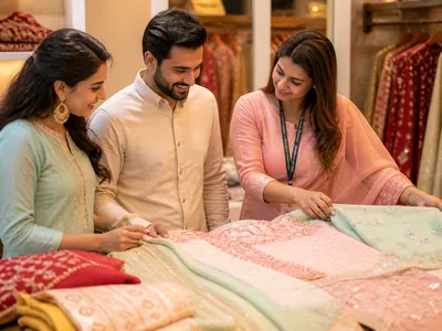 Shopping Assistance wedding service visual — Kochi