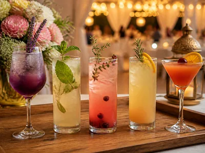 Signature Cocktails wedding service visual — Kochi