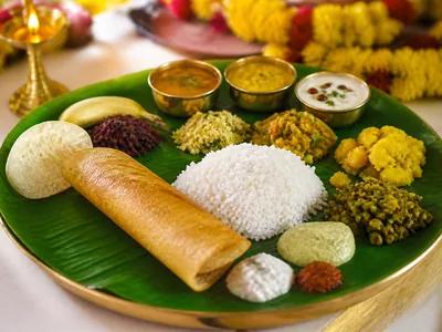 South Indian Cuisine wedding service visual — Bangalore