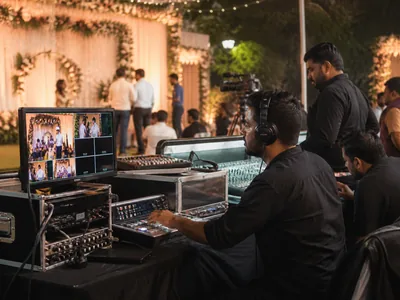 Technical Crew wedding service visual — Kochi