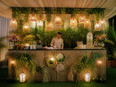 Themed Bar wedding service visual — Kochi