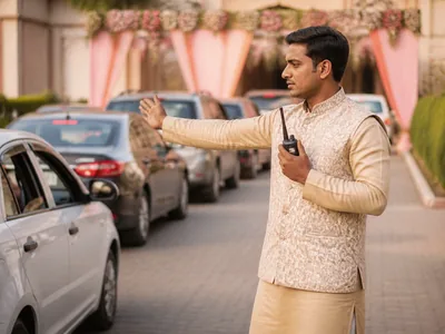 Traffic Coordination wedding service visual — Kochi