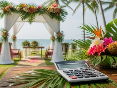 Tropical Theme wedding service visual — Kochi