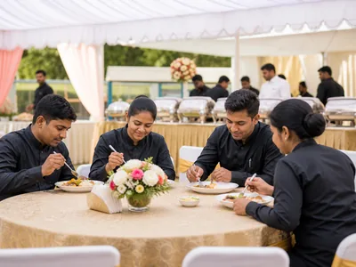 Vendor / Staff Meals wedding service visual — Bangalore