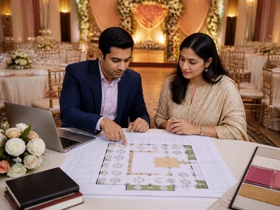 Venue Layout Planning wedding service visual — Kochi