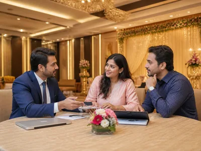 Venue Negotiation wedding service visual — Kochi
