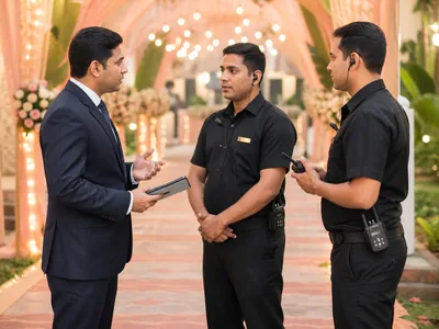 Venue Security Coordination wedding service visual — Bangalore