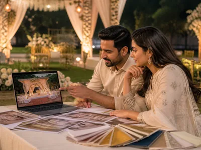 Venue Visualisation wedding service visual — Kochi