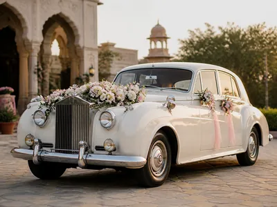 Vintage Cars wedding service visual — Kochi