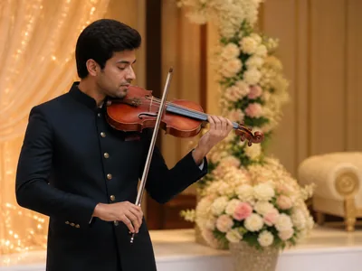 Violinist wedding service visual — Kochi