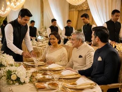 VIP Dining wedding service visual — Bangalore