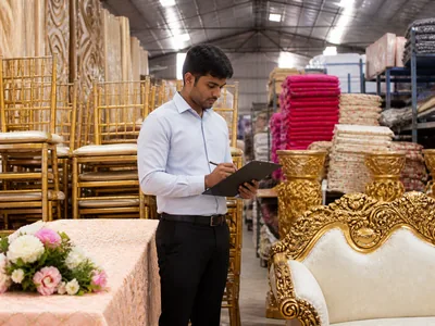 Warehouse Management wedding service visual — Kochi