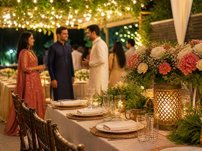 Welcome Dinner wedding service visual — Kochi